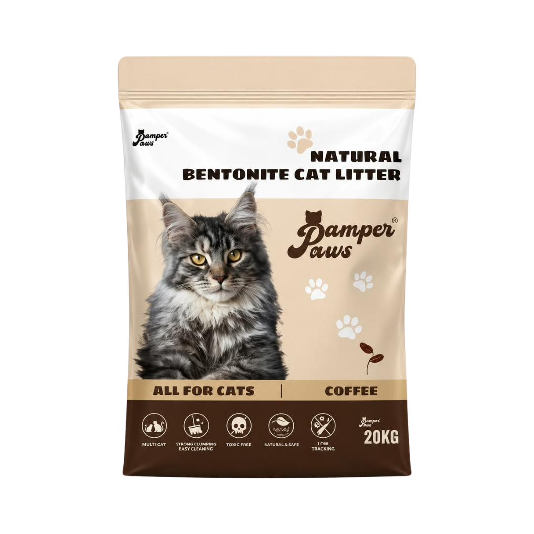 Pamper Paws Bentonite Cat Litter (Coffee) - 5L