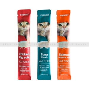 Faenbei Cat Creamy Treat (Chicken, Tuna & Salmon) - 15gm