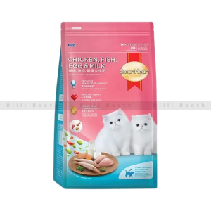 Smartheart Kitten Dry Food (Chicken, Fish, Egg & Milk) - 1.1kg